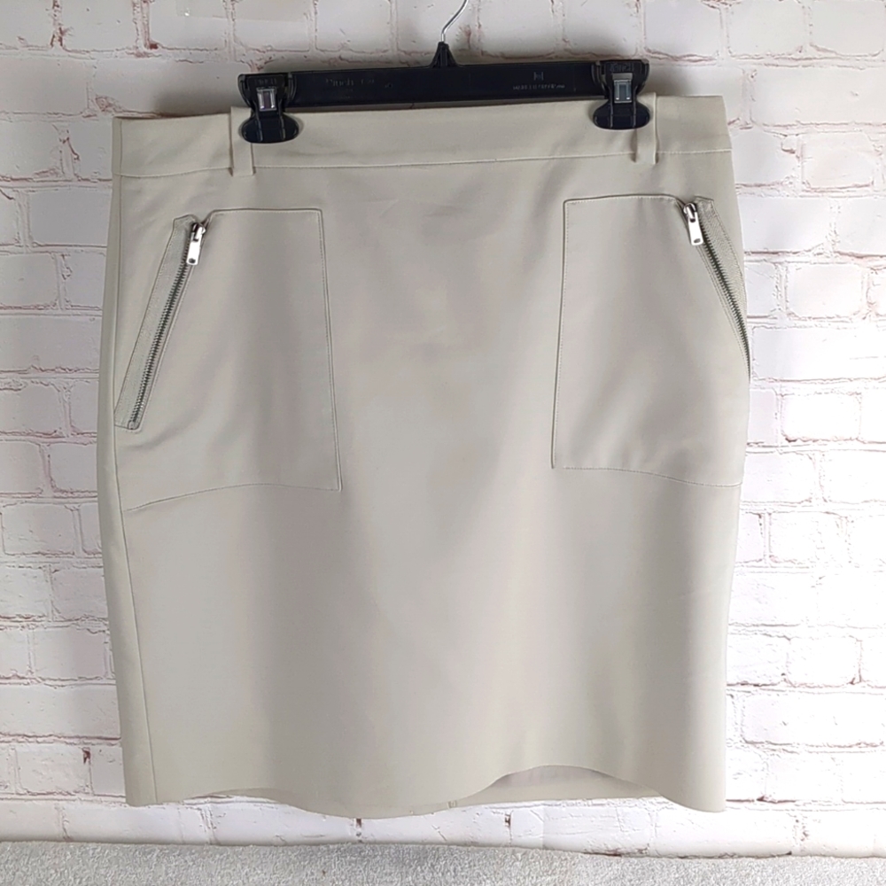 Ann Taylor Petite Belt Loop Side Zip skirt. Size 16p